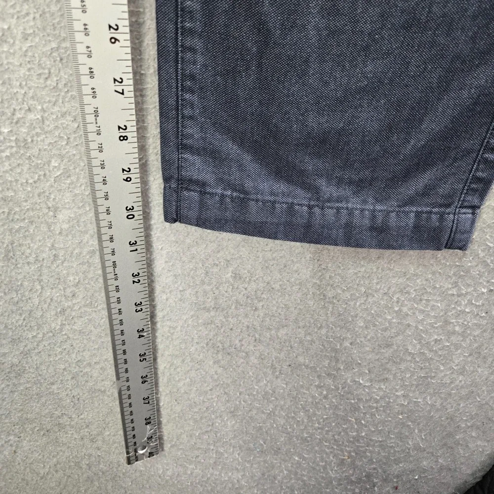 Banana Republic Men Pants 33x32 Blue Kentfield‎ Dress Chino Flat Front